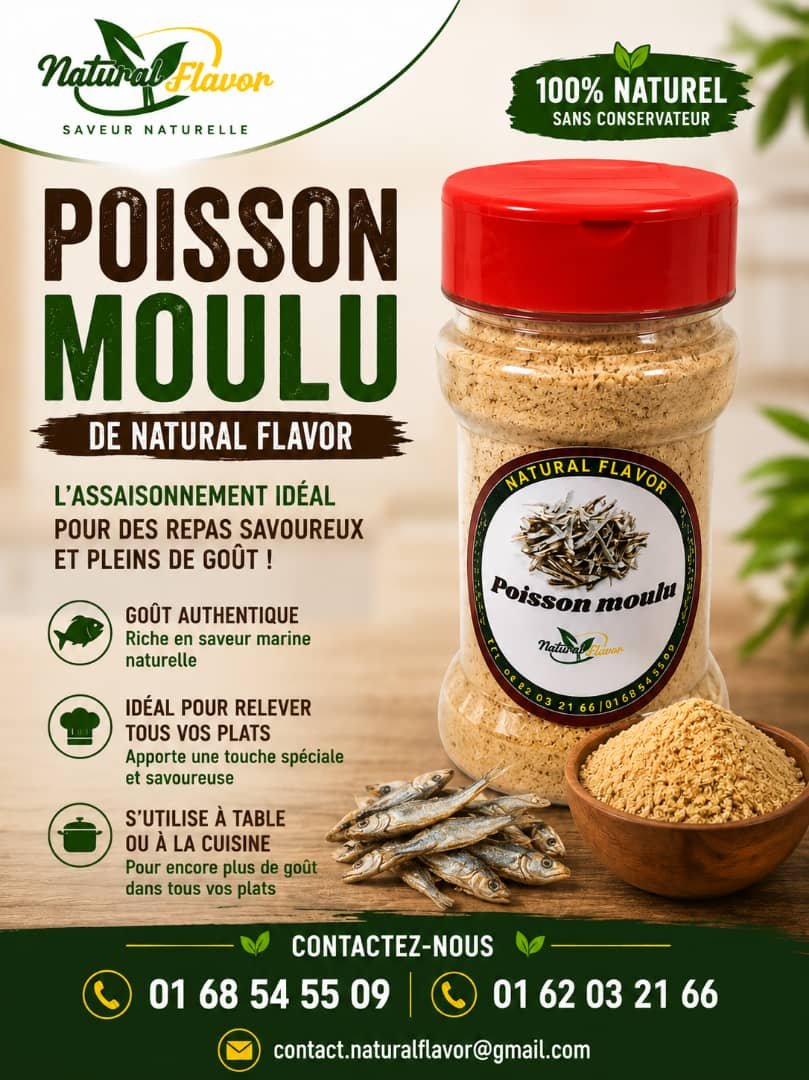 Poisson Moulu – Natural Flavor