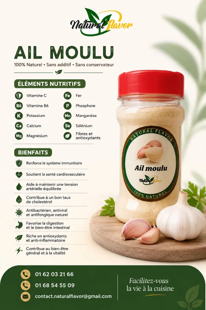 Ail Moulu – Natural Flavor